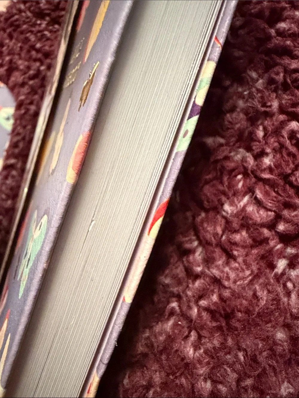 Muse “Butterfly Lavender” Daily Notebook with Mint Bow Pen. 272 lined pages.